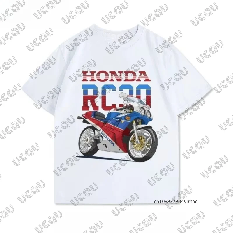 Honda RC30 Retro Modified 750R Motorcycle Print Men's Cotton T-shirt Summer Short-sleeved O-neck Tees Casual Sports Unisex Tops
Honda RC30 Retro Modified 750R Motorcycle Print Men's Cotton T-shirt Summer Short-sleeved O-neck Tees Casual Sports Unisex Tops