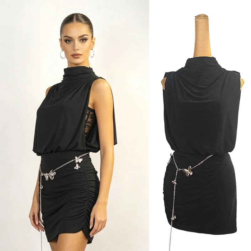 2026 Latin Dance Performance Dress Sleeveless Lace Dress Training Practice Costumes Female Chacha Rumba Dance Clothes DQL12765
2026 Latin Dance Performance Dress Sleeveless Lace Dress Training Practice Costumes Female Chacha Rumba Dance Clothes DQL12765