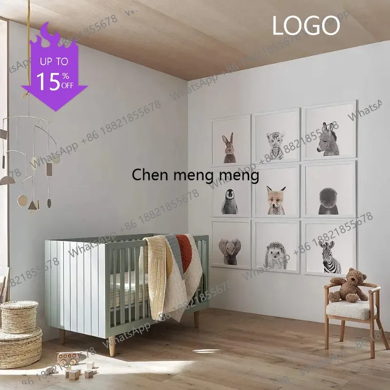Eco-Friendly Materials and Paint Kids' Cribs Product Wooden Baby Crib Fashionable Style
Eco-Friendly Materials and Paint Kids' Cribs Product Wooden Baby Crib Fashionable Style