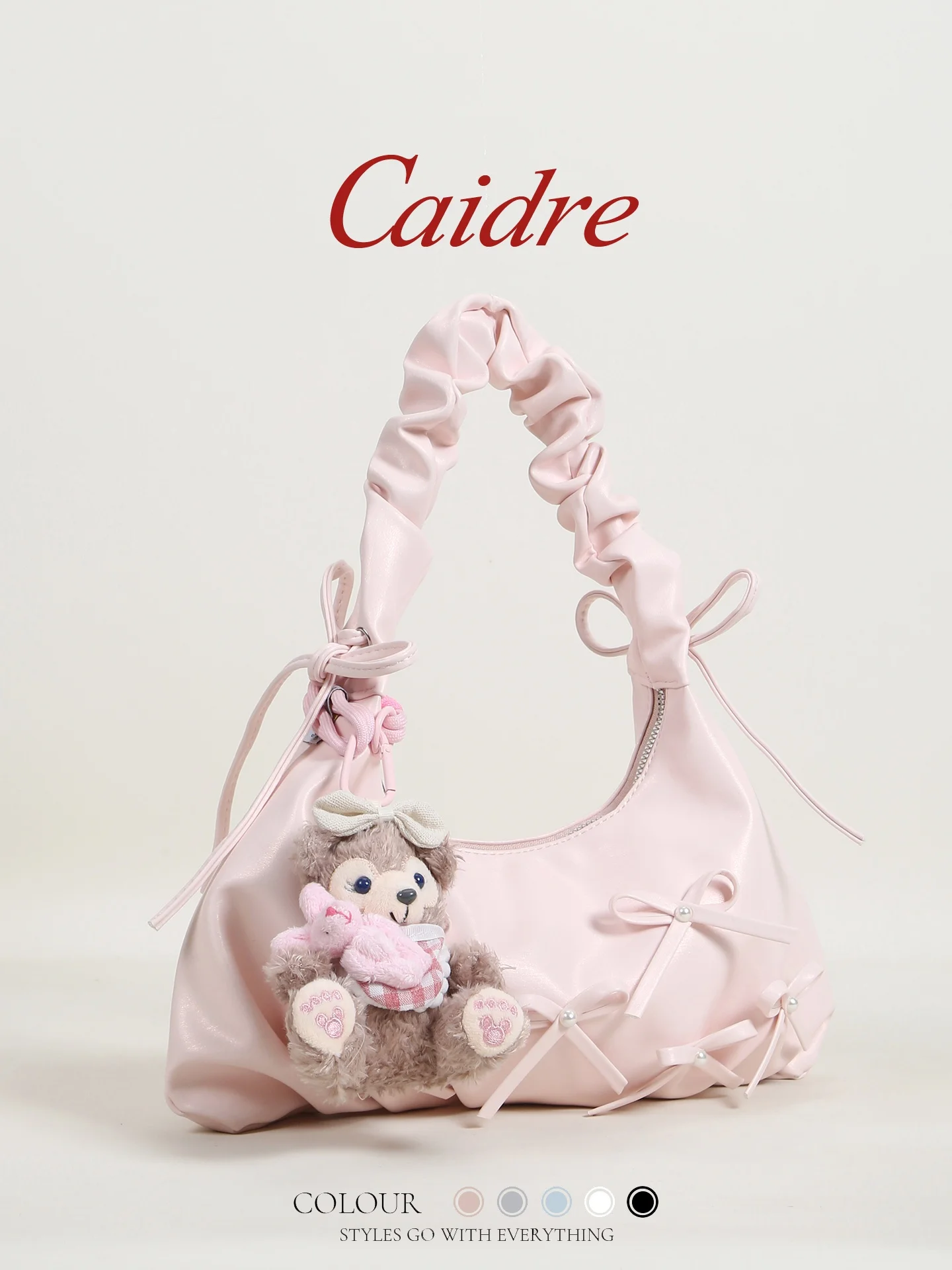 Caidre Cloud Bag Girl's Knot Pleated Underarm Bag 2026 New Handbag Shoulder Bag Crossbody Small Bag for Youth
Caidre Cloud Bag Girl's Knot Pleated Underarm Bag 2026 New Handbag Shoulder Bag Crossbody Small Bag for Youth
