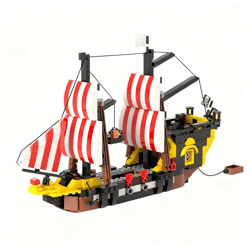 751PCS MOC Pirate Sailing Mini Black Seas Barracuda Model Custom Building Blocks DIY Creative Ideas Assembly Display Gift Set
751PCS MOC Pirate Sailing Mini Black Seas Barracuda Model Custom Building Blocks DIY Creative Ideas Assembly Display Gift Set