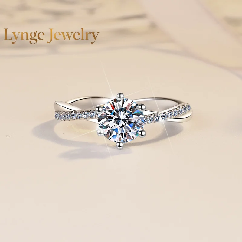 Lynge Jewelry Love Intertwined Vine Ring Women's 1CT Moissanite PT950 Platinum - 1CT center stone, vine intertwined, party eye-c
Lynge Jewelry Love Intertwined Vine Ring Women's 1CT Moissanite PT950 Platinum - 1CT center stone, vine intertwined, party eye-c