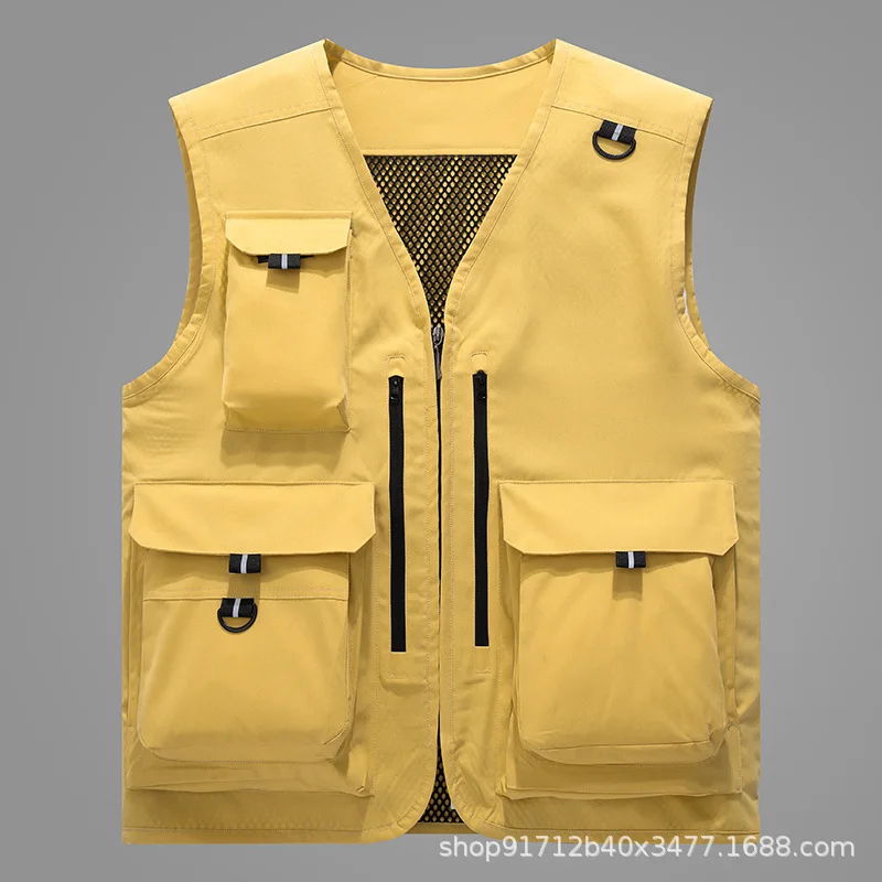 New Outdoor Multifunctional Mesh Photography Fishing Men's Vest Vest Multi-Pocket Vest
New Outdoor Multifunctional Mesh Photography Fishing Men's Vest Vest Multi-Pocket Vest
