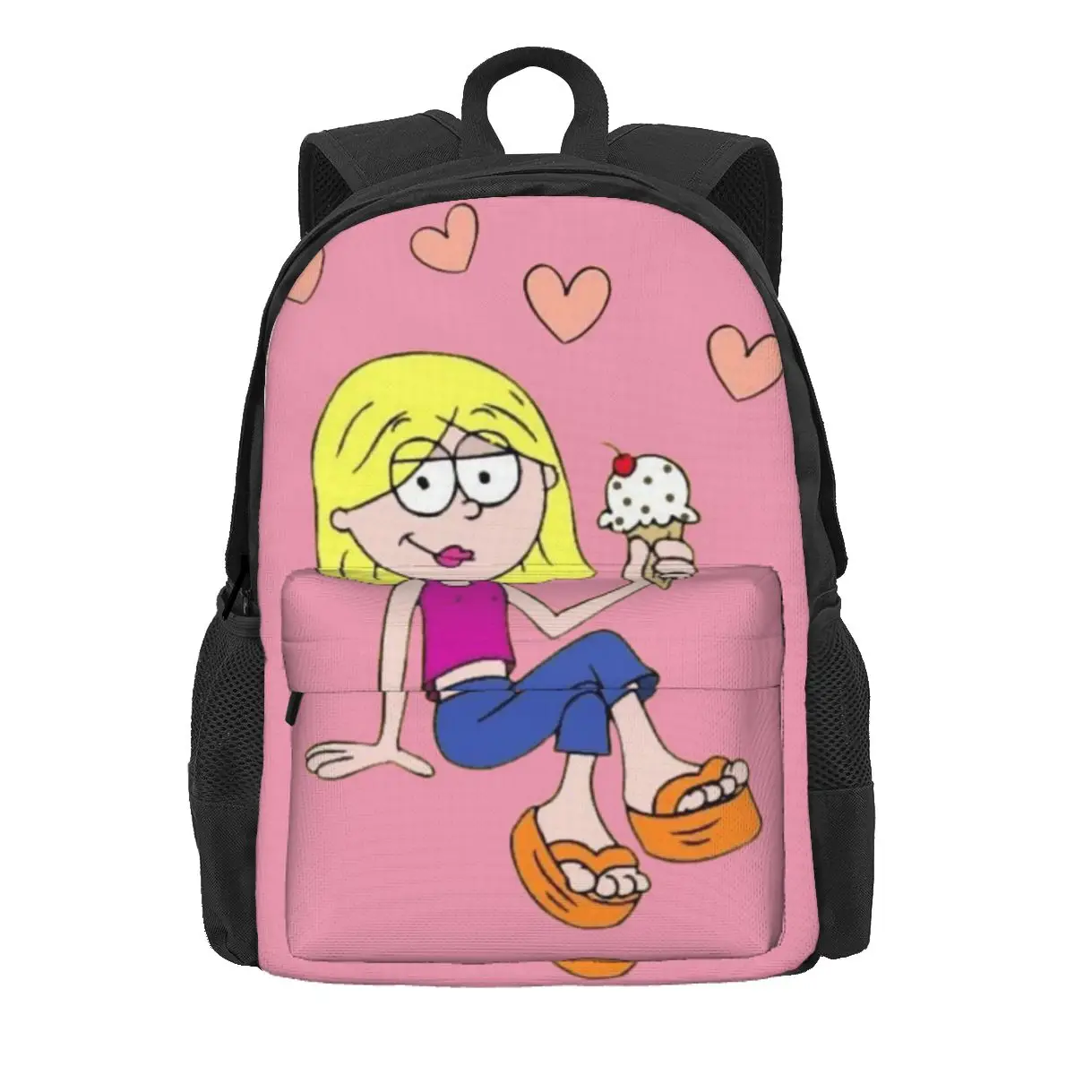 Lizzie Mcguire Cartoon Backpack Daypack Large Capacity Children BookBag School Bag Shoulder Bags for Men Women
Lizzie Mcguire Cartoon Backpack Daypack Large Capacity Children BookBag School Bag Shoulder Bags for Men Women