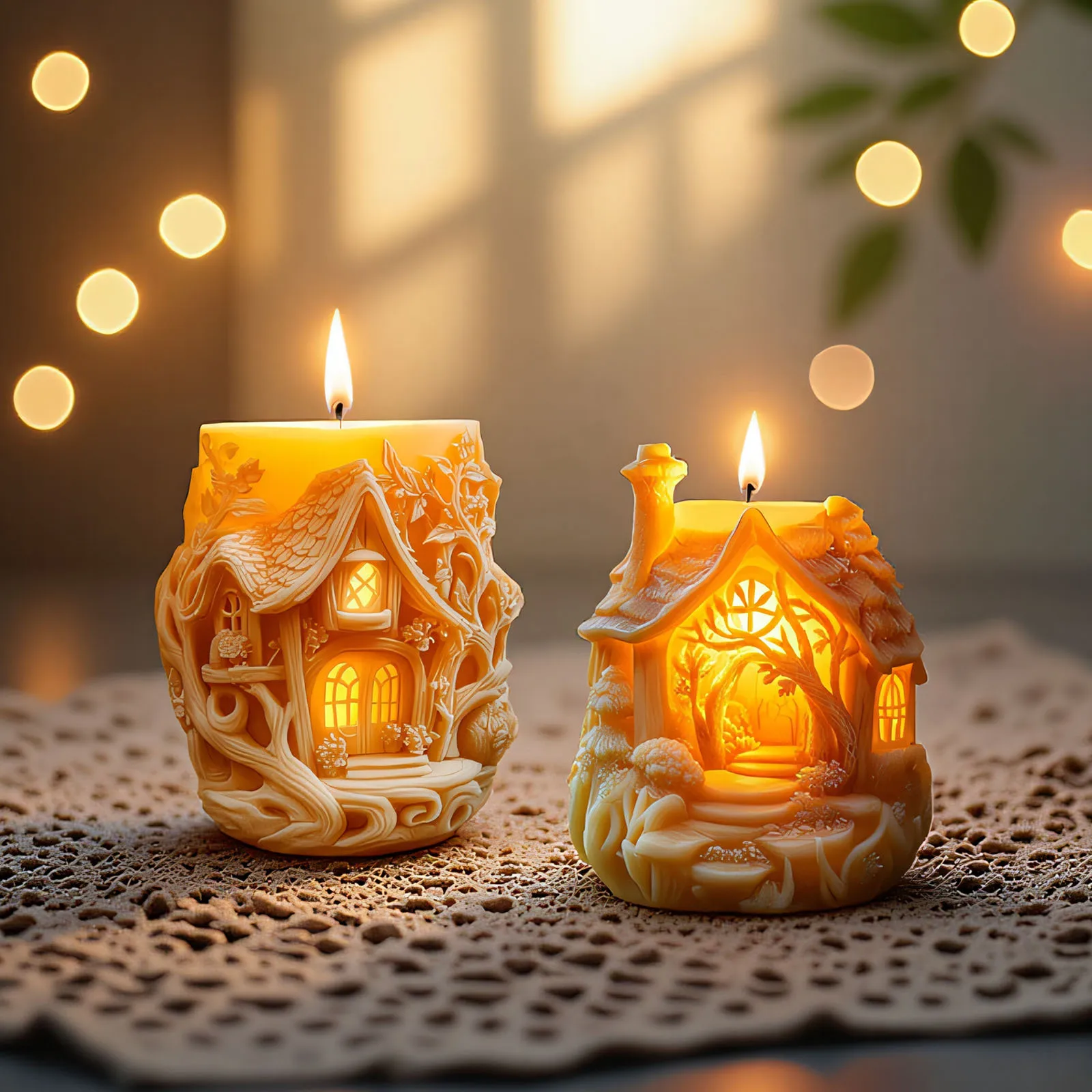 Tree House Aromatherapy Candle Silicone Mold Fairytale Forest Hut Candle Making Tools 3D Resin Concrete Gypsum Mold
Tree House Aromatherapy Candle Silicone Mold Fairytale Forest Hut Candle Making Tools 3D Resin Concrete Gypsum Mold