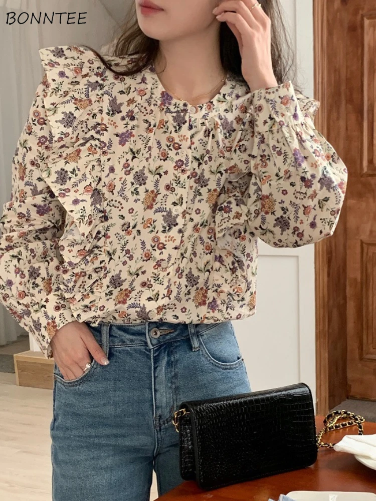 Korean Fashion Shirts Women Gentle All-match Designed Floral Spring Ruffles Designed Aesthetic Casual Y2k Tops Elegant Daily Ins
Korean Fashion Shirts Women Gentle All-match Designed Floral Spring Ruffles Designed Aesthetic Casual Y2k Tops Elegant Daily Ins