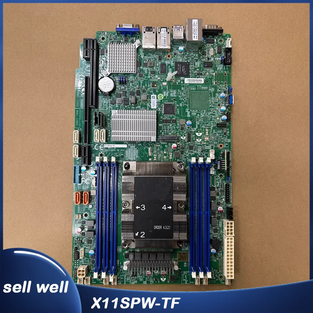 LGA3647 single-channel motherboard X11SPW-TF
LGA3647 single-channel motherboard X11SPW-TF