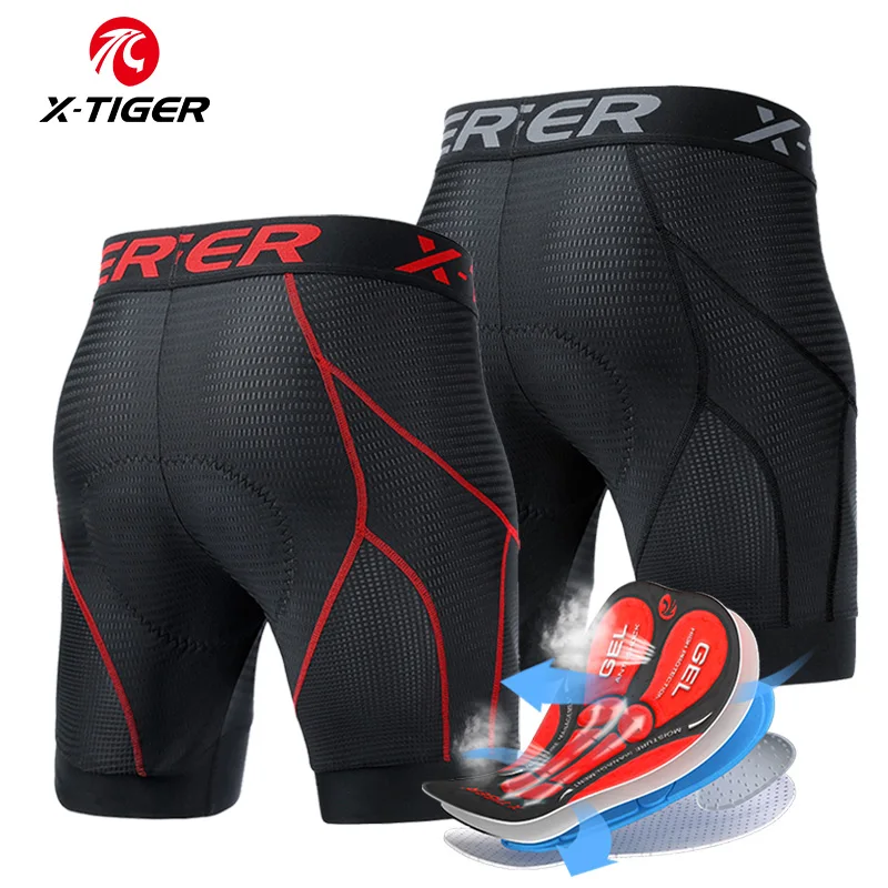 X-TIGER Cycling Underwear Men's Shorts 5D Padded Breathable Sports Riding Bike Bicycle MTB Liner Shorts with Anti-Slip Leg Grips
X-TIGER Cycling Underwear Men's Shorts 5D Padded Breathable Sports Riding Bike Bicycle MTB Liner Shorts with Anti-Slip Leg Grips