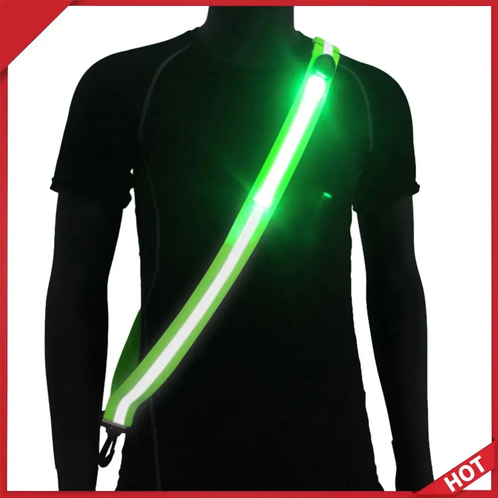 USB-перезаряжаемый светоотражающий пояс для велоспорта и бега, светодиодный светоотражающий ремень повышенной видимости, светоотражающая лента
USB-перезаряжаемый светоотражающий пояс для велоспорта и бега, светодиодный светоотражающий ремень повышенной видимости, светоотражающая лента