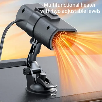 12V 200W Car Heater Demister Universal Frost Snow Mist Removal Machine Adjustable Portable Car Heater for Vehicles
