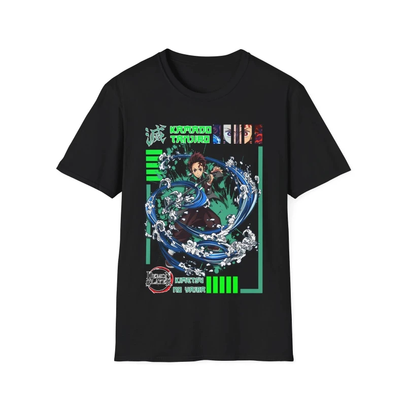 Tanjiro Kamado Demon Killer Green Water Unisex T-Shirt Japanese Cartoon Unisex Summer New Men's and Women's Streetwear 
Tanjiro Kamado Demon Killer Green Water Unisex T-Shirt Japanese Cartoon Unisex Summer New Men's and Women's Streetwear