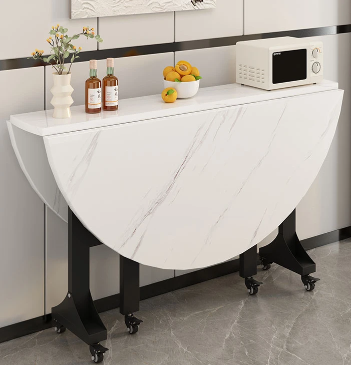 Folding dining table household modern minimalist luxury multifunctional retractable mobile.
Folding dining table household modern minimalist luxury multifunctional retractable mobile.