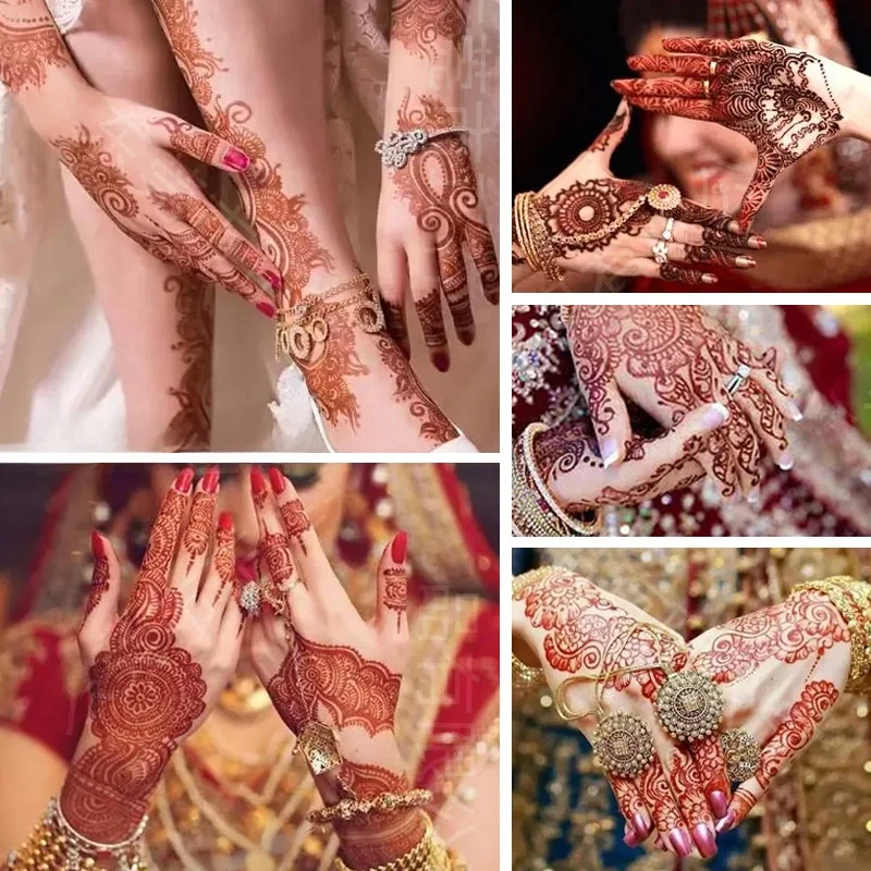 Waterproof Middle East Lace Henna Tattoo Stiers Brown Red Cross-Border Body Art Decals Easy Apply No Need Special Tools
Waterproof Middle East Lace Henna Tattoo Stiers Brown Red Cross-Border Body Art Decals Easy Apply No Need Special Tools