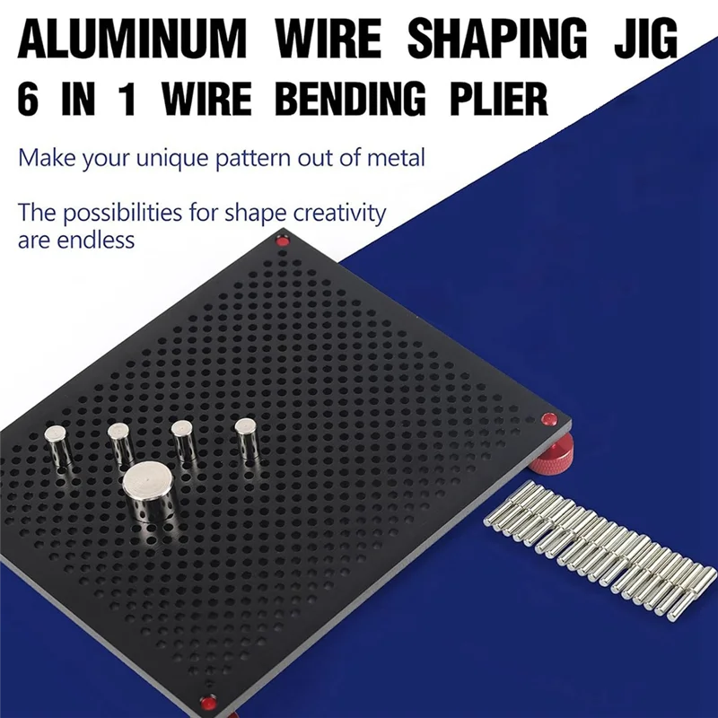 【HOT】Wire Beading Jig,4.57 X 5.51 Inch Square Jig,30 Metal Pegs For Jewelry Making Tools And Wire Wrapping Kit
【HOT】Wire Beading Jig,4.57 X 5.51 Inch Square Jig,30 Metal Pegs For Jewelry Making Tools And Wire Wrapping Kit