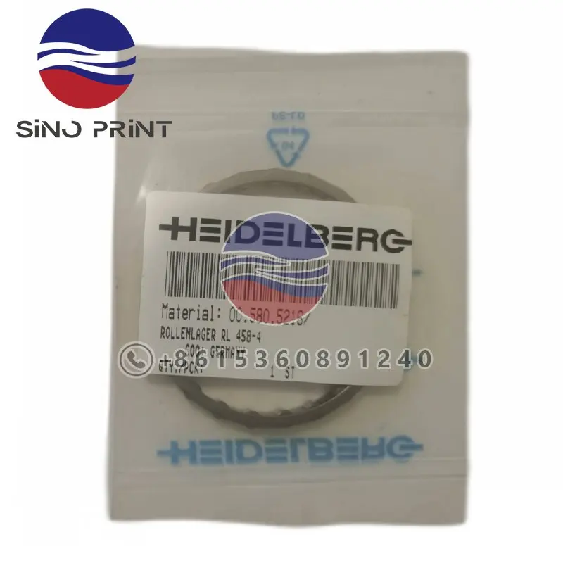 00.580.5216 Роликовый подшипник RL 458-4 для Heidelberg SM102 SX102 Привод CD102 Втулка подшипника DS Cpl Запасные части для офсетной печати
00.580.5216 Роликовый подшипник RL 458-4 для Heidelberg SM102 SX102 Привод CD102 Втулка подшипника DS Cpl Запасные части для офсетной печати