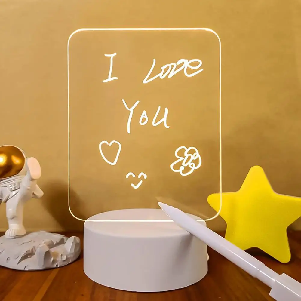 LED Night Light Plug-and-Play Soft Lighting Energy-saving Flicker Free Erasable Message Board Lamp LED Bedside Light Bedroom
LED Night Light Plug-and-Play Soft Lighting Energy-saving Flicker Free Erasable Message Board Lamp LED Bedside Light Bedroom