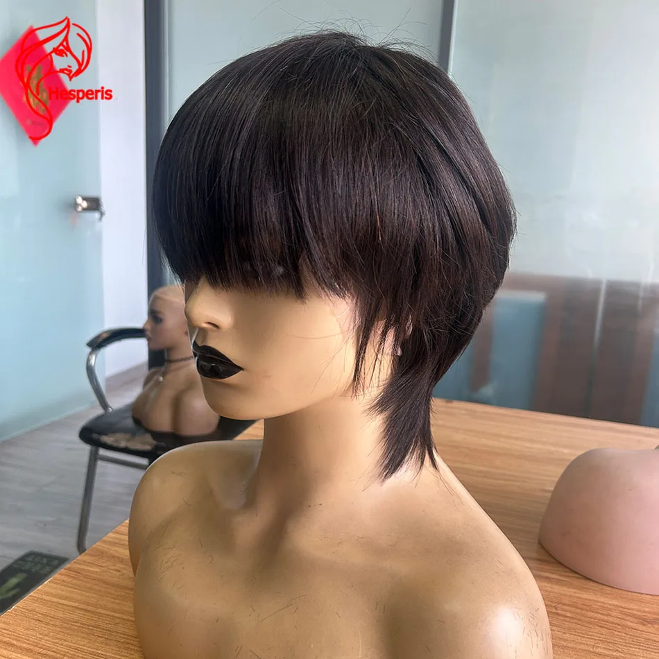 Hesperis Full Lace Wig With Bangs Brazilian Remy Pixie Cut Wigs Human Hair for Women Glueless Wig Short Wigs Natural Color
Hesperis Full Lace Wig With Bangs Brazilian Remy Pixie Cut Wigs Human Hair for Women Glueless Wig Short Wigs Natural Color