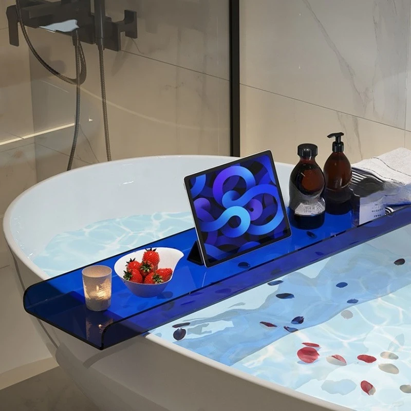 Household Acrylic Bathtub Rack, Mobile Phone One-word Storage Bracket, Transparent Bathroom Waterproof
Household Acrylic Bathtub Rack, Mobile Phone One-word Storage Bracket, Transparent Bathroom Waterproof