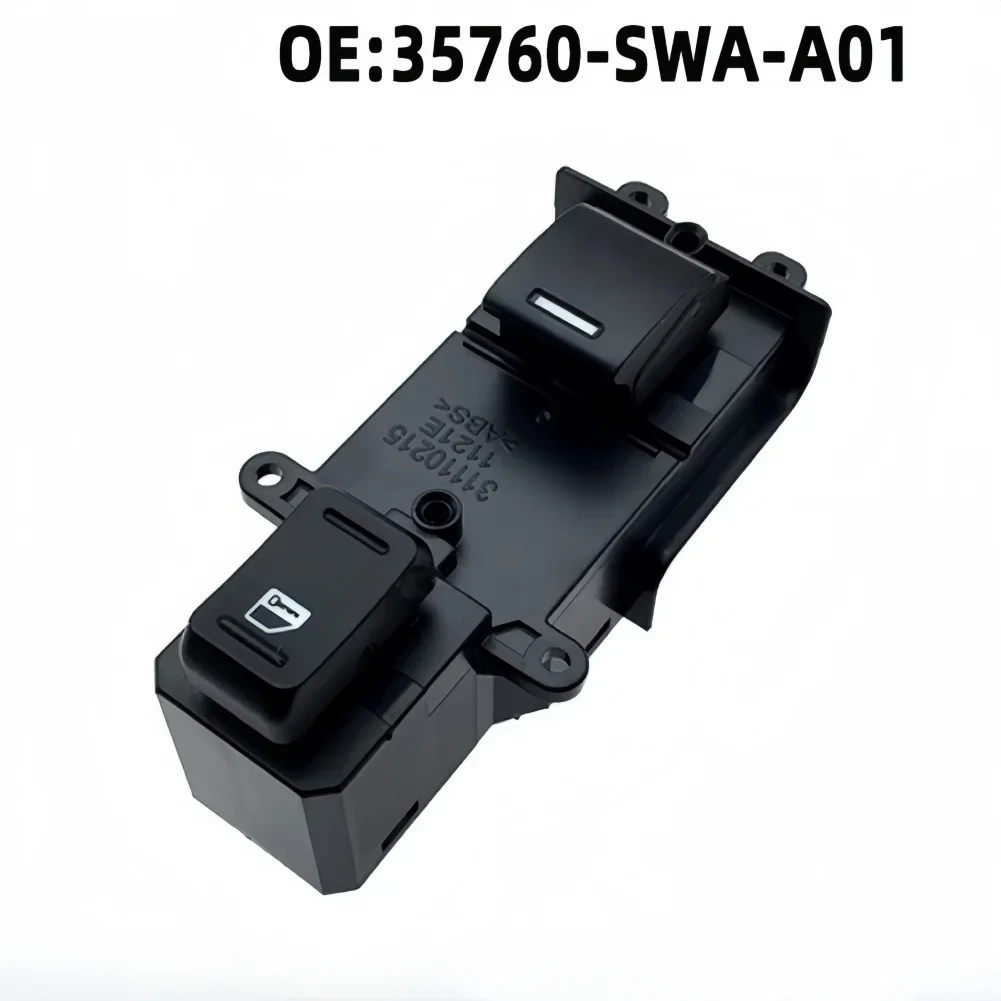 Right Front Power Window Switch For Honda FOR CRV 2007 2009 Compatible With Plastic Black Car Accessories
Right Front Power Window Switch For Honda FOR CRV 2007 2009 Compatible With Plastic Black Car Accessories