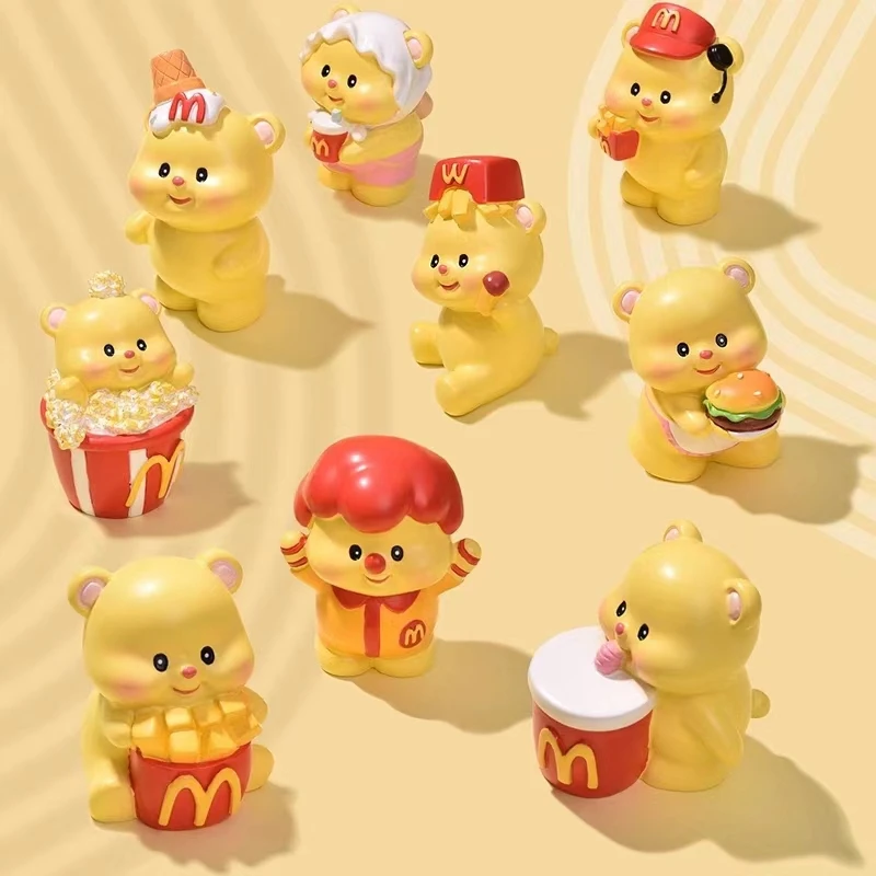 Butter Bear Mcd Series Blind Box 8pcs/1pcs Cute Resin Bear Model Mystery Box Children'S Surprise Toys Desktop Decoration Gifts
Butter Bear Mcd Series Blind Box 8pcs/1pcs Cute Resin Bear Model Mystery Box Children'S Surprise Toys Desktop Decoration Gifts