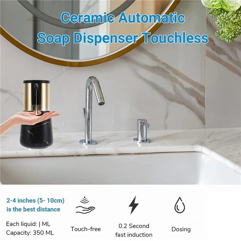 ABPQ-2X Автоматический дозатор мыла Бесконтактный, Дозатор жидкого мыла, Дозатор мыла для посуды без помощи рук, IPX6 Водонепроницаемый A
ABPQ-2X Автоматический дозатор мыла Бесконтактный, Дозатор жидкого мыла, Дозатор мыла для посуды без помощи рук, IPX6 Водонепроницаемый A