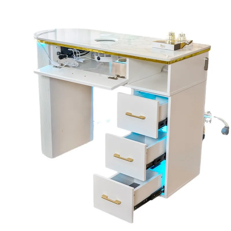 Manicure table Single double rock slab manicure table with wireless charging desktop vacuum cleaner for nail salons
Manicure table Single double rock slab manicure table with wireless charging desktop vacuum cleaner for nail salons