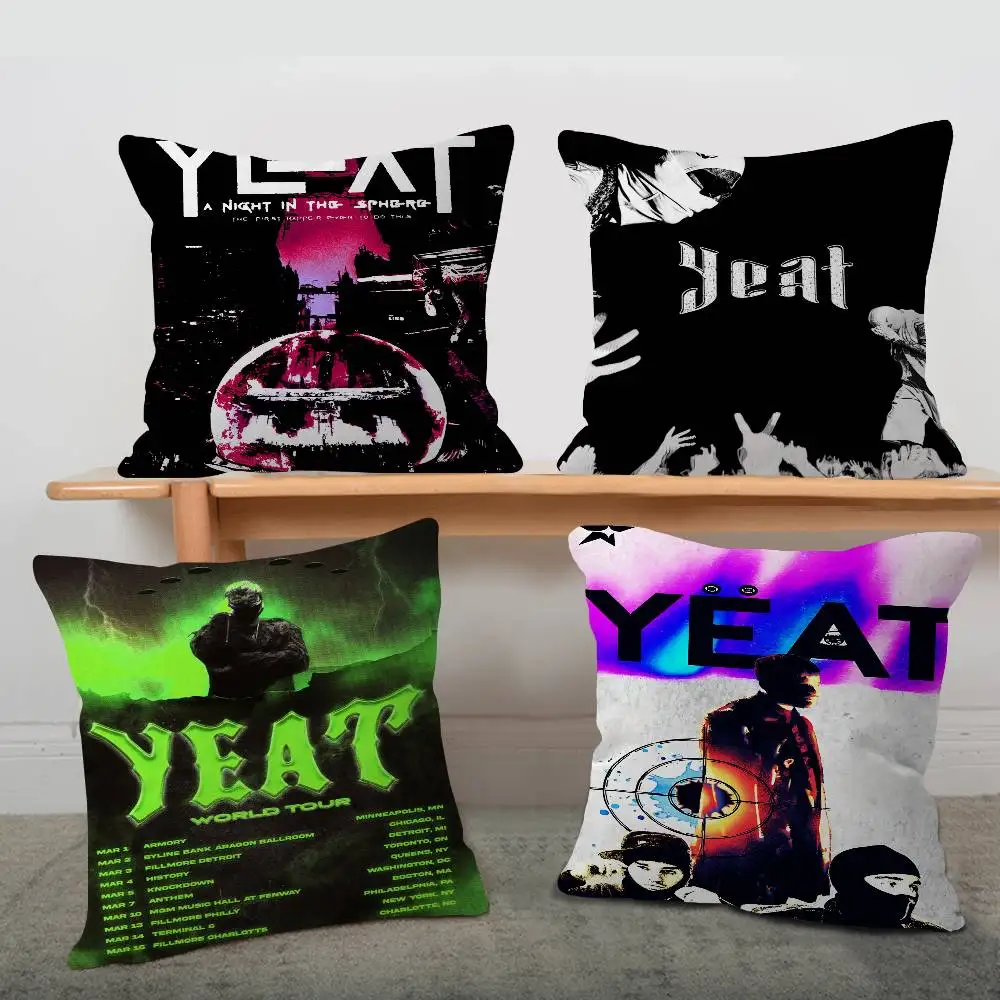 American Pop Hip Hop Rapper Yeat Cushion Cover Car Throw Pillow Case For Sofa Car Christmas Gift 40x40cm 45x45cm
American Pop Hip Hop Rapper Yeat Cushion Cover Car Throw Pillow Case For Sofa Car Christmas Gift 40x40cm 45x45cm