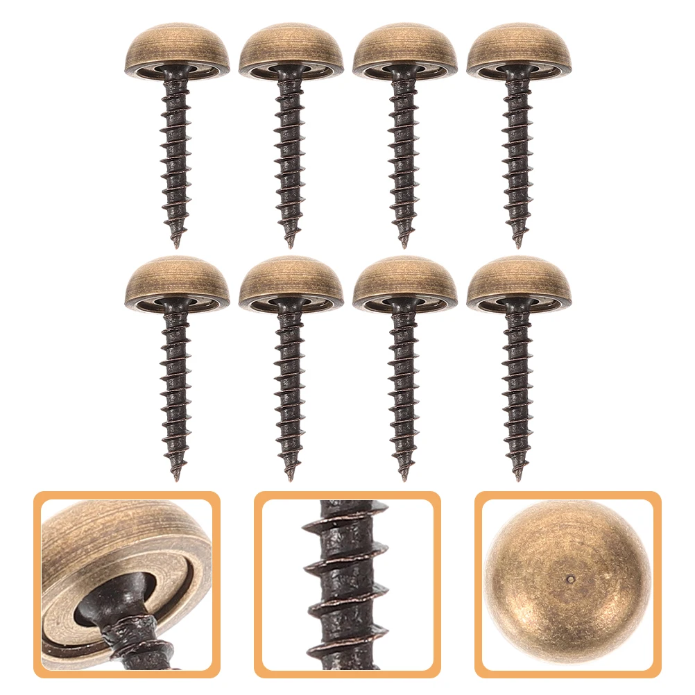 8pc Self-Tapping Screws Brass Mirror Hardware Tacks Copper Decorative Caps Crafts Fasteners Nails Mirror Screws
8pc Self-Tapping Screws Brass Mirror Hardware Tacks Copper Decorative Caps Crafts Fasteners Nails Mirror Screws