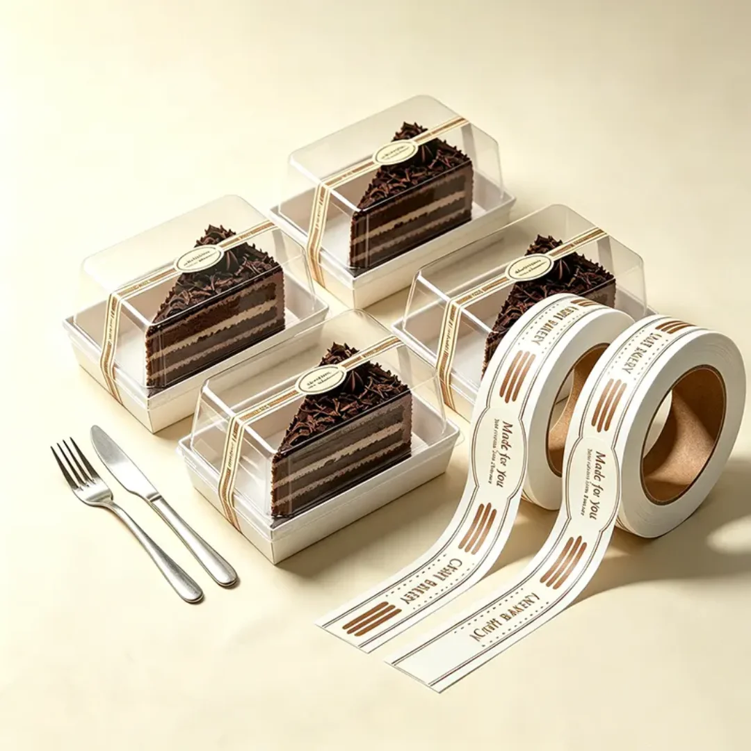 Custommadehandcrafted Food-Grade PVC Baking Seals Self-Adhesive Tamper-Evident Labels with Store Logo for Cake And Pastries
Custommadehandcrafted Food-Grade PVC Baking Seals Self-Adhesive Tamper-Evident Labels with Store Logo for Cake And Pastries
