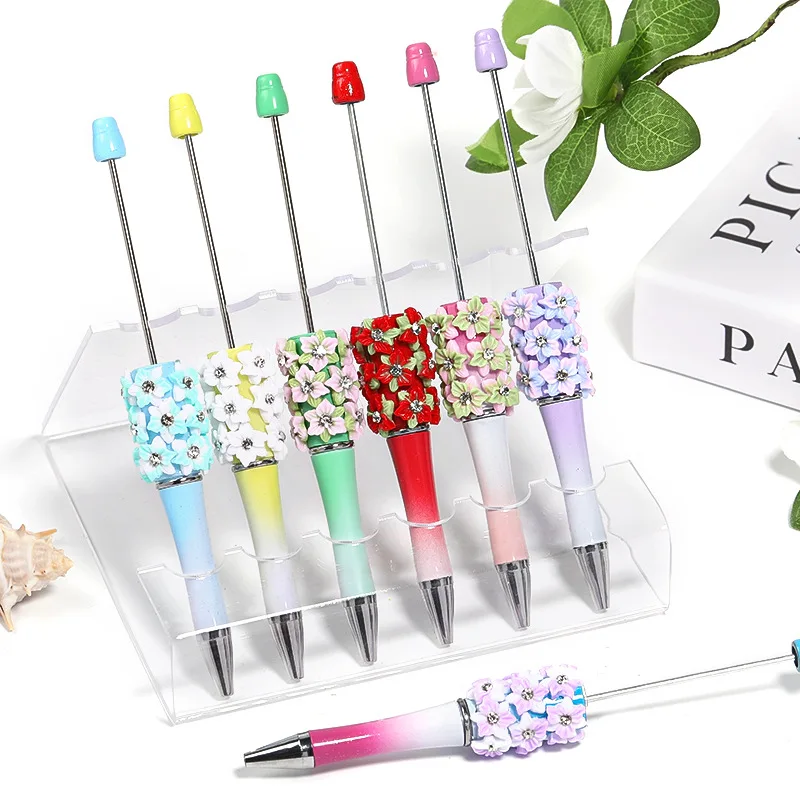 50Pcs Floral Rose Bead Pen Customizable Romantic Crystal Beaded Rose Pen Smooth Writing Tool Perfect Gift Pen for Valentine'sDay
50Pcs Floral Rose Bead Pen Customizable Romantic Crystal Beaded Rose Pen Smooth Writing Tool Perfect Gift Pen for Valentine'sDay