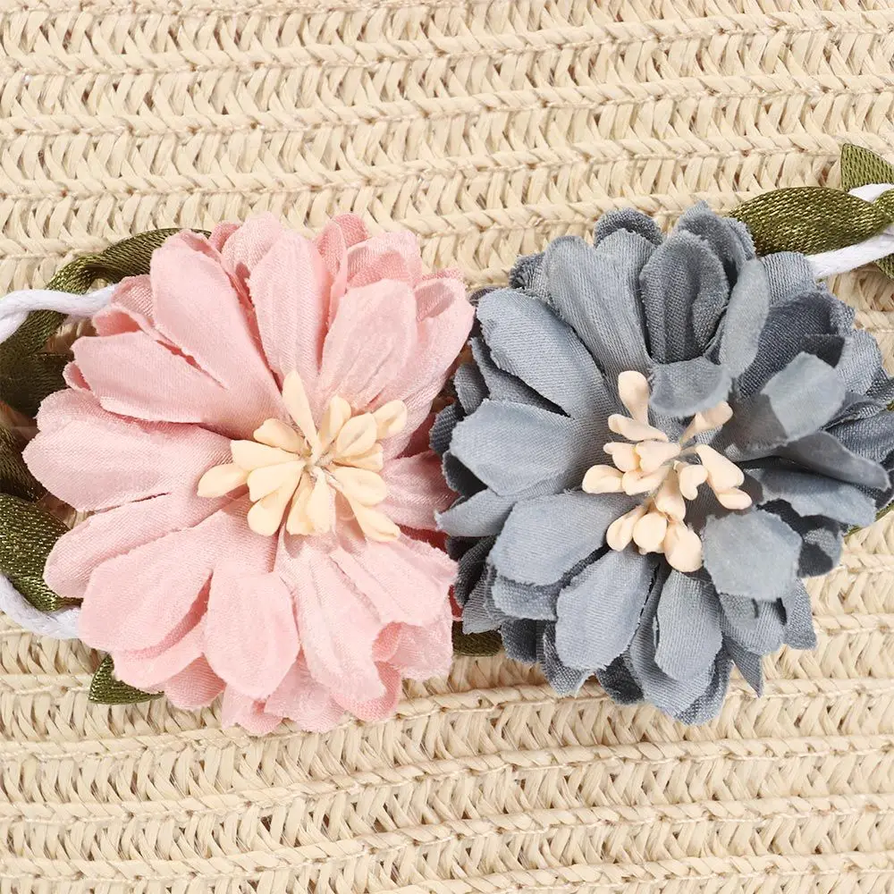 Casual Straw Weaving Sun Beach Flower Sunshade Caps Girls Summer Hat Shoulder Bag Wide Brim Hats
Casual Straw Weaving Sun Beach Flower Sunshade Caps Girls Summer Hat Shoulder Bag Wide Brim Hats