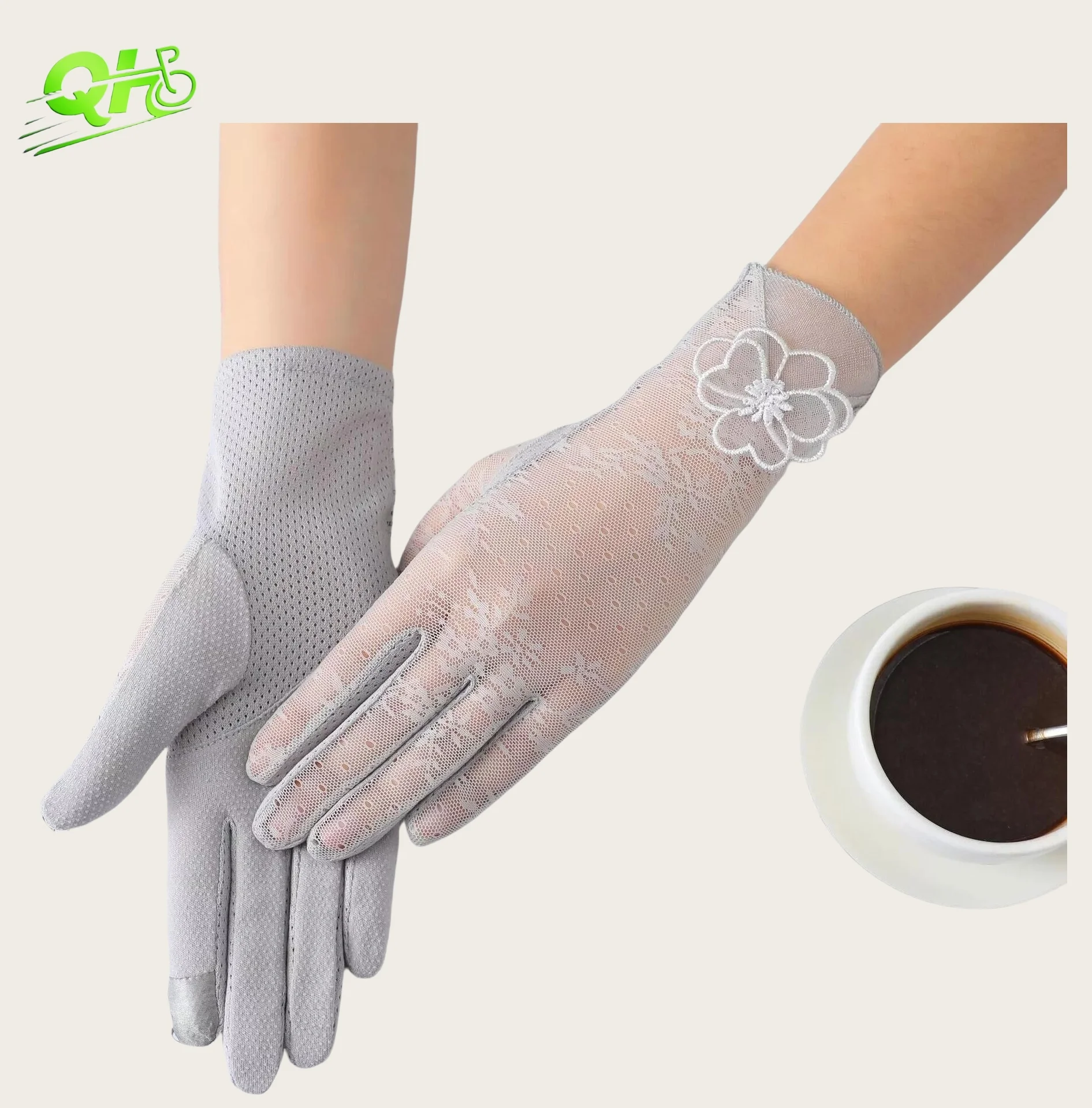 Summer Lace Short Sexy Gloves Cycling Driving Anti-Slip Breathable Ice Soft UV Protection Elegant Flower Wedding Gloves Girls
Summer Lace Short Sexy Gloves Cycling Driving Anti-Slip Breathable Ice Soft UV Protection Elegant Flower Wedding Gloves Girls