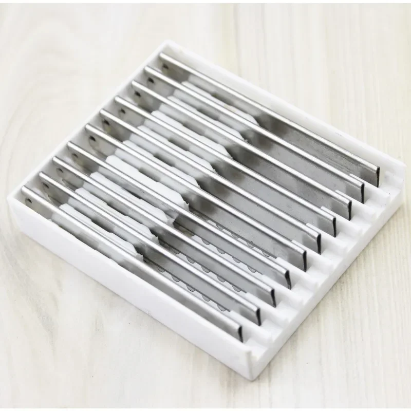 Stainless Steel Hairdressing Thinning Cutting Blade, Barber Shaving Blade, Safety Hair Knife Razor Blades, 10/20pcs, Salon Trimm
Stainless Steel Hairdressing Thinning Cutting Blade, Barber Shaving Blade, Safety Hair Knife Razor Blades, 10/20pcs, Salon Trimm