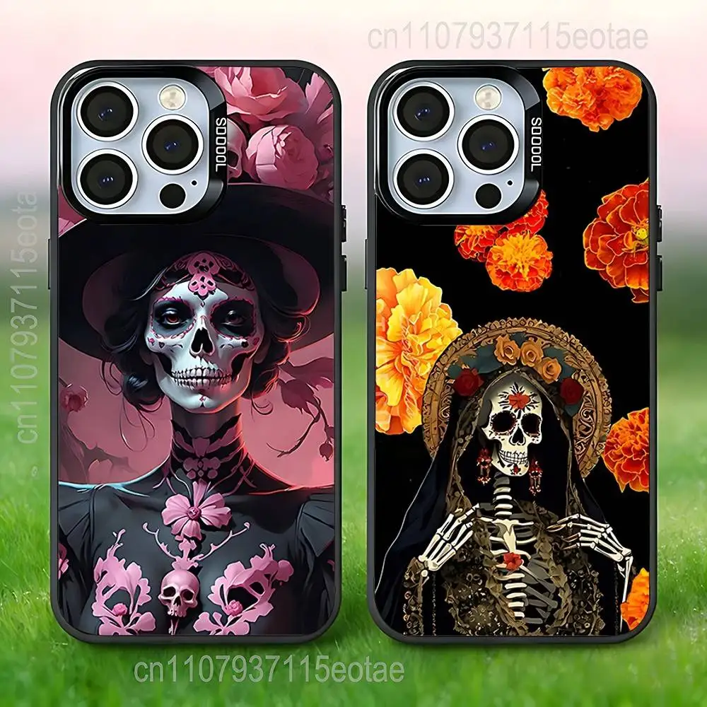 Day of the Dead Mexican C-Catrina Skull Phone Case For iPhone 17,16,15,14,13,12,11,Pro,Max,Plus,E,Air,Mini Black IMD Cover
Day of the Dead Mexican C-Catrina Skull Phone Case For iPhone 17,16,15,14,13,12,11,Pro,Max,Plus,E,Air,Mini Black IMD Cover