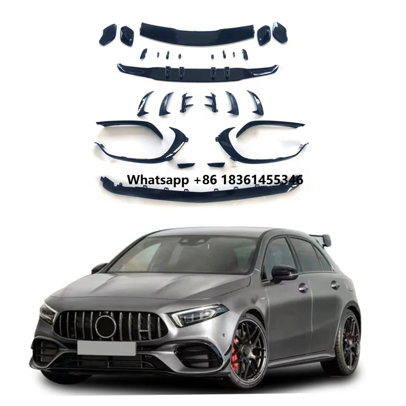 A Class A4 5 Antecedent Style Small Kit 2019+ PP Glossy Black Wind Corner Rear Wing Lips Car Accessories Auto Parts
A Class A4 5 Antecedent Style Small Kit 2019+ PP Glossy Black Wind Corner Rear Wing Lips Car Accessories Auto Parts