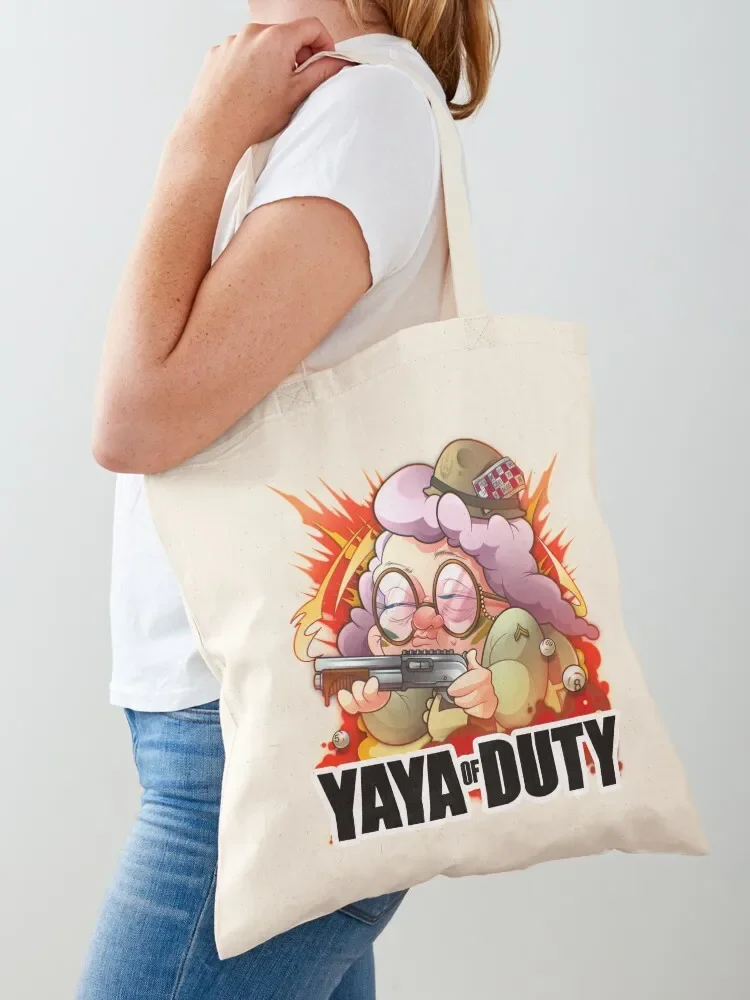 Yaya of duty Tote Bag Cloth bags bag for beach shopper bags foldable reusable bag
Yaya of duty Tote Bag Cloth bags bag for beach shopper bags foldable reusable bag