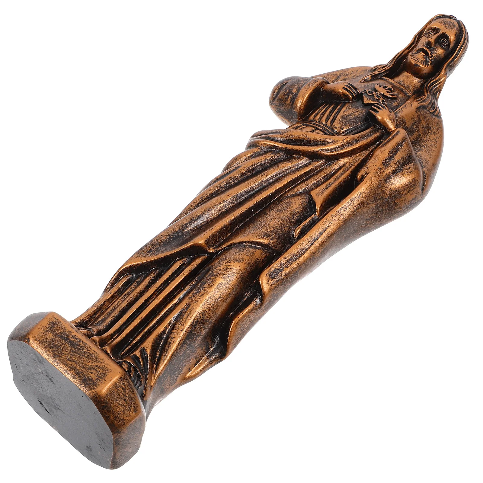 Holy Father Statue Exquisite Realistic Sacred Ornament Wear Resistant Colorfast for Church Bedroom Desktop Decoration
Holy Father Statue Exquisite Realistic Sacred Ornament Wear Resistant Colorfast for Church Bedroom Desktop Decoration