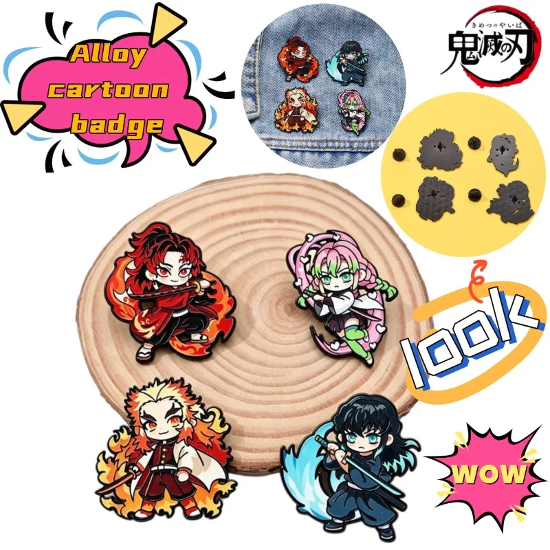 Chibi Demon Slayer Alloy Brooch Cute Rengoku Mitsuri Enamel Pins Anime Badge Backpack Clothing Accessories Wholesale
Chibi Demon Slayer Alloy Brooch Cute Rengoku Mitsuri Enamel Pins Anime Badge Backpack Clothing Accessories Wholesale