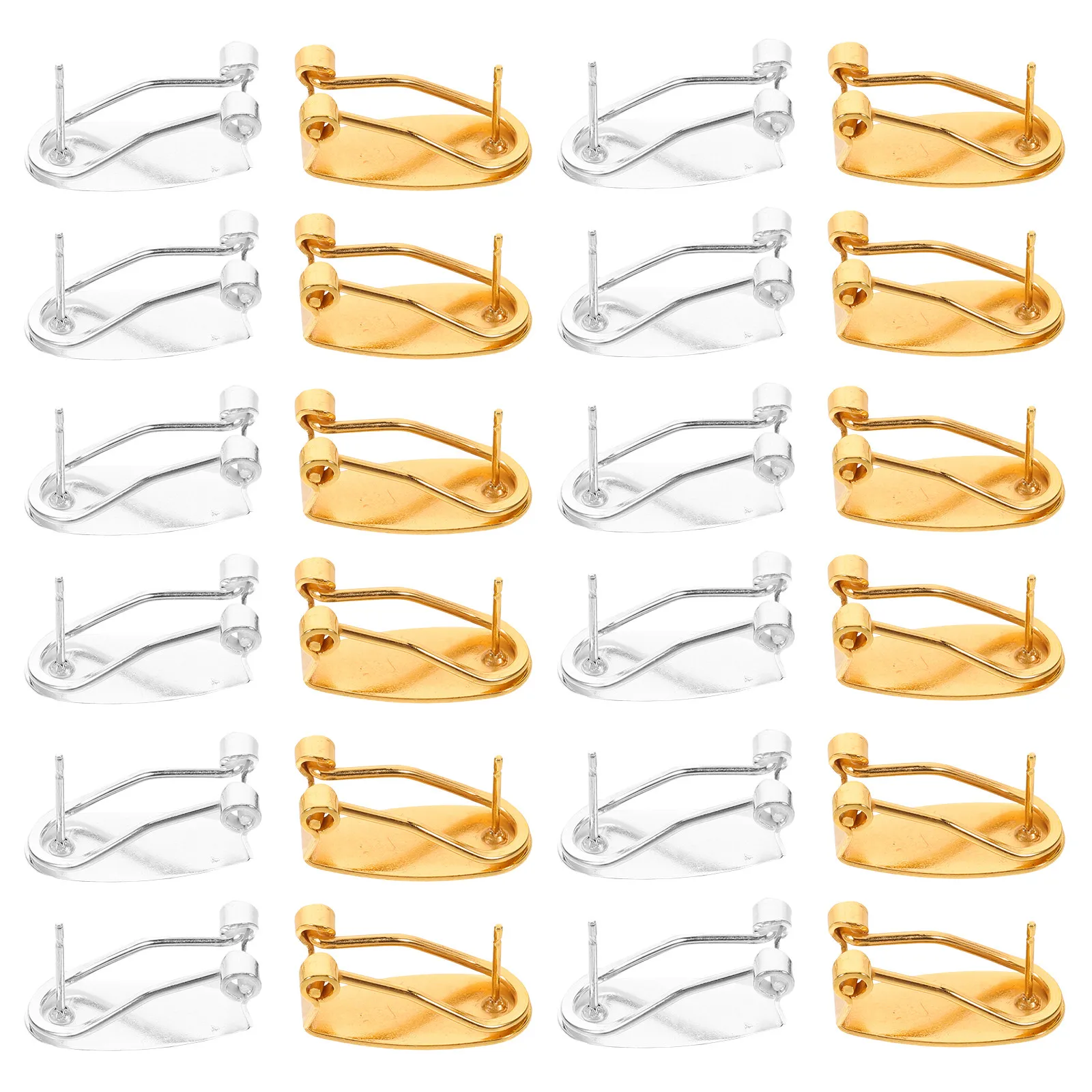 40Pcs Oval French Earring Hooks Copper Flat Pad Studs Secure Lever Back Clasps Earring Supplies DIY Jewelry Making Accessories
40Pcs Oval French Earring Hooks Copper Flat Pad Studs Secure Lever Back Clasps Earring Supplies DIY Jewelry Making Accessories