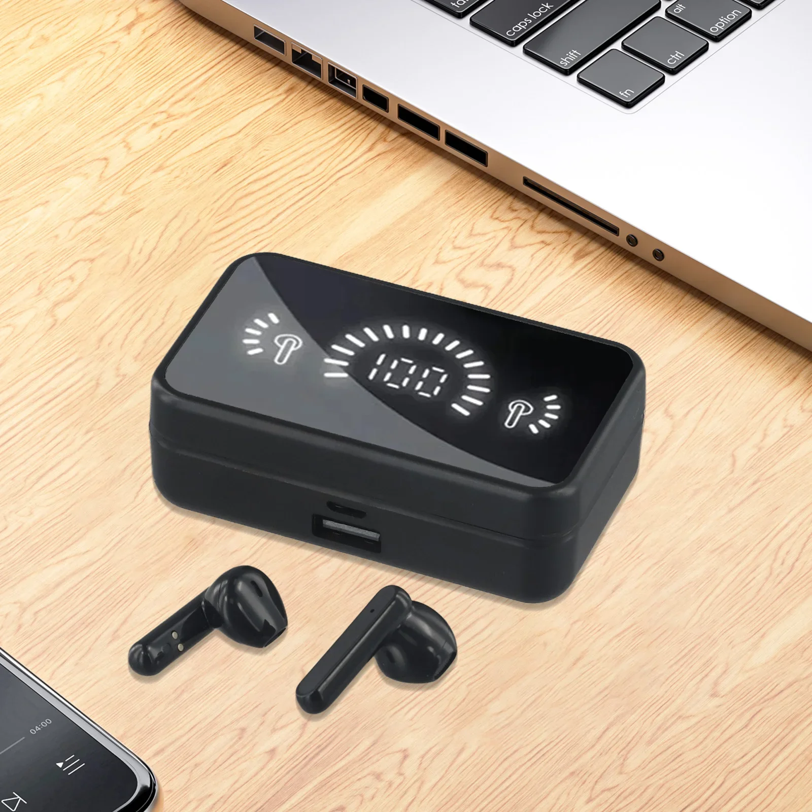 S20 Semi In Ear Wireless Bluetooth Earphones Mirror Digital Charging Compartment TWS Sports Earphones Wireless Headset New
S20 Semi In Ear Wireless Bluetooth Earphones Mirror Digital Charging Compartment TWS Sports Earphones Wireless Headset New