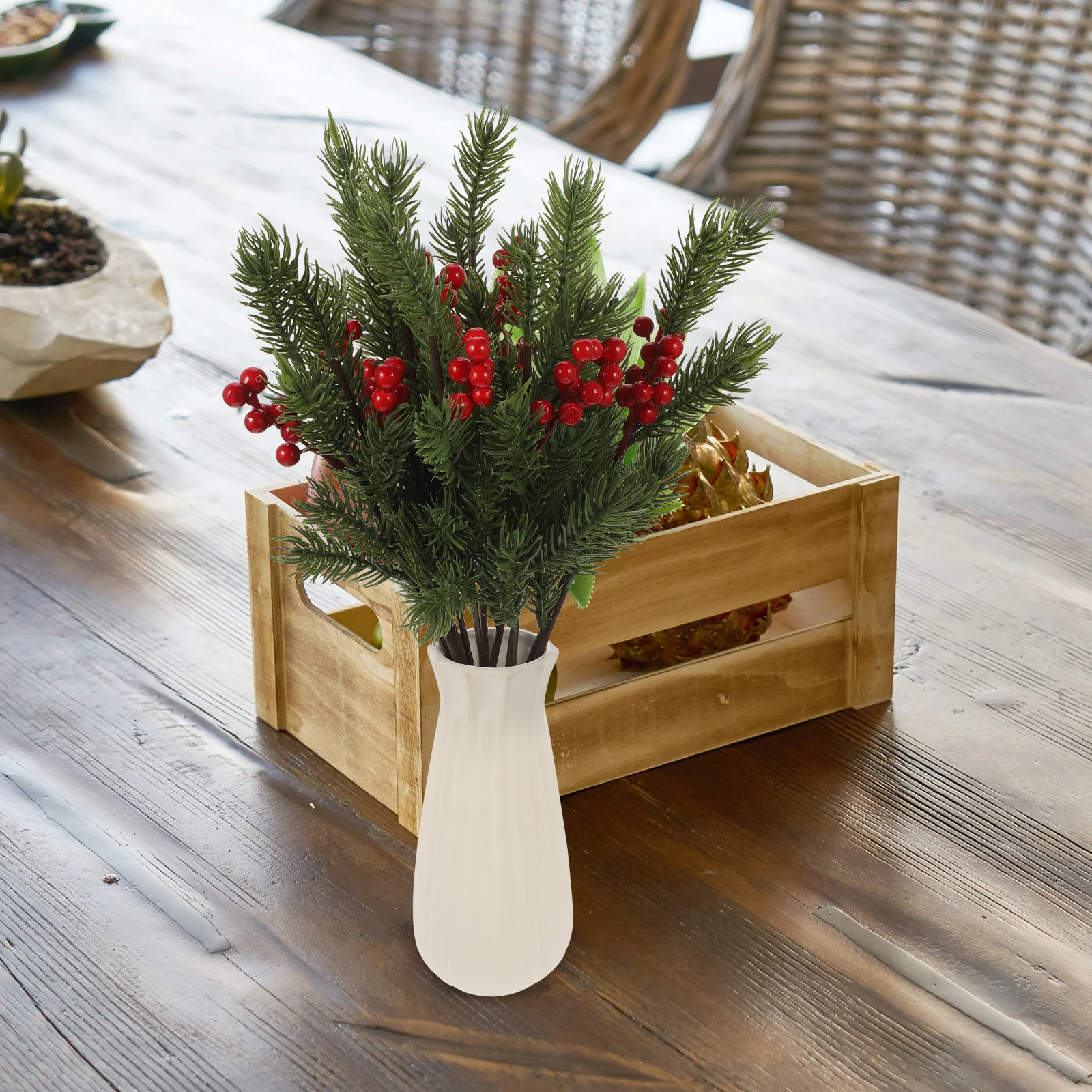 12 Pcs Artificial Pine Needles Picks Realistic Decorative Branches Winter Holiday Thanksgiving Christmas Floral
12 Pcs Artificial Pine Needles Picks Realistic Decorative Branches Winter Holiday Thanksgiving Christmas Floral