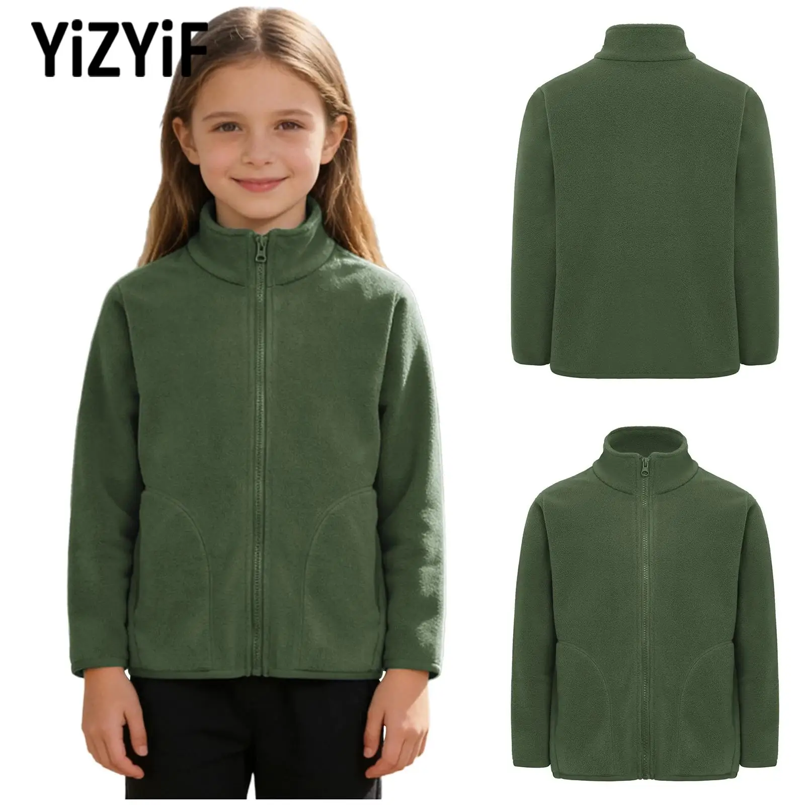 Unisex Children Warm Fleece Jacket Outerwear Girls Boys School Outdoor Activities Costumes Long Sleeve Zipper Coat Casual Tops
Unisex Children Warm Fleece Jacket Outerwear Girls Boys School Outdoor Activities Costumes Long Sleeve Zipper Coat Casual Tops