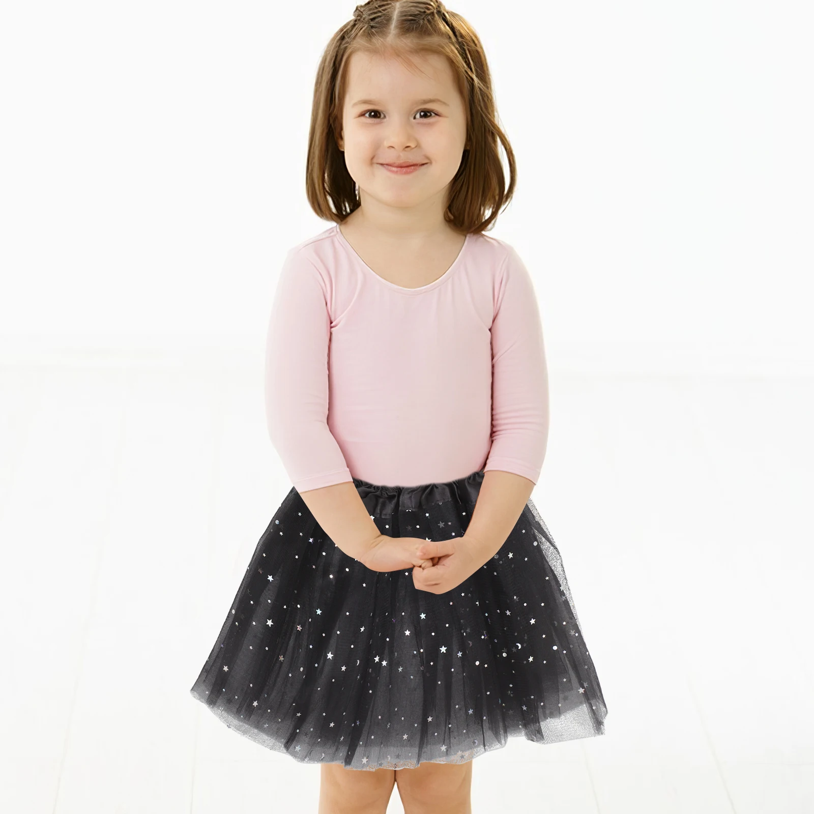 Sequin Tulle Dance Skirt Girls Lightweight Portable Black Sparkling Yarn Tutu Dress Baby Toddler Skirts Parties Gifts
Sequin Tulle Dance Skirt Girls Lightweight Portable Black Sparkling Yarn Tutu Dress Baby Toddler Skirts Parties Gifts
