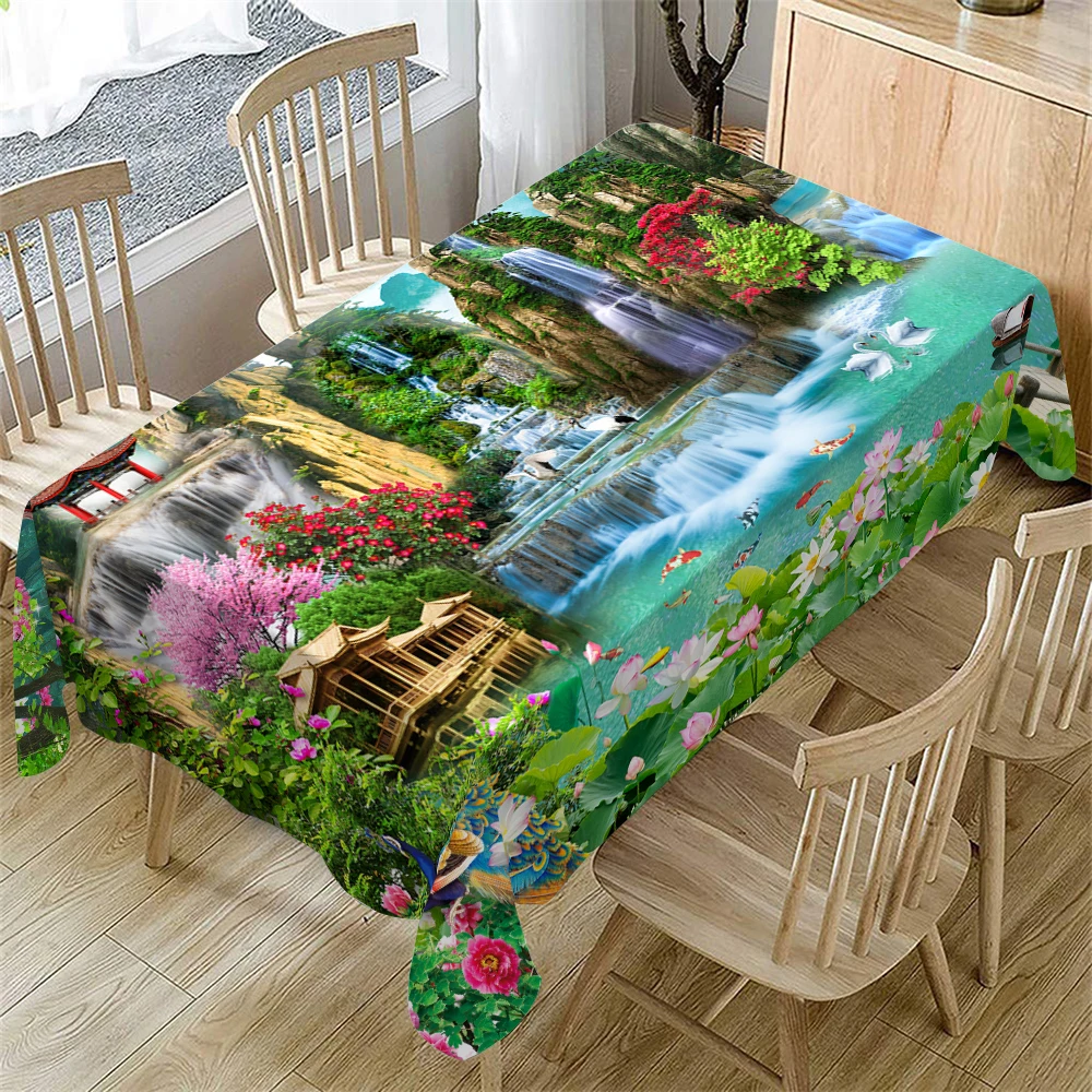 1pc Square Polyester Tablecloth Machine Washable For Home Kitchen Decor, Holiday Party Dining Picnic Stylish Table Cover Decor
1pc Square Polyester Tablecloth Machine Washable For Home Kitchen Decor, Holiday Party Dining Picnic Stylish Table Cover Decor