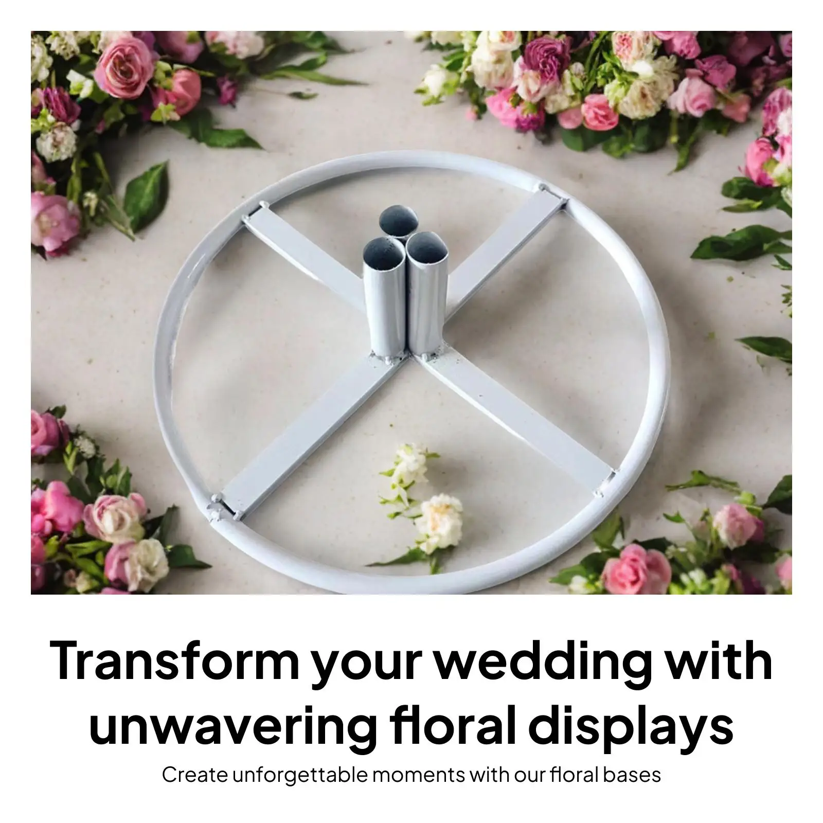 Floor Standing Flower Display Stand Sturdy Iron Flowerpot Holder for Event Wedding Home Outdoor Plant Decoration
Floor Standing Flower Display Stand Sturdy Iron Flowerpot Holder for Event Wedding Home Outdoor Plant Decoration