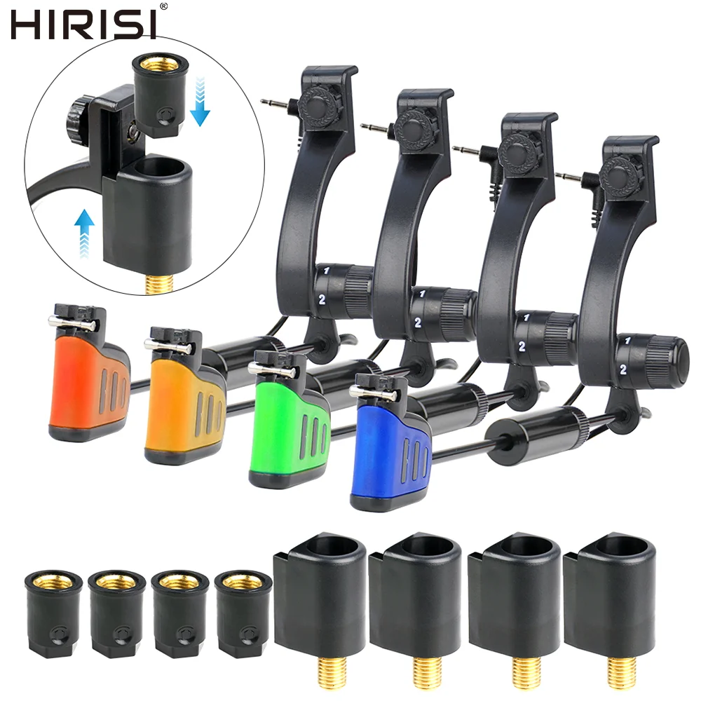 Hirisi B2030 LED Carp Fishing Swingers Set Bite Bobbins Bite Hangers Alarm Bite Indicators Set With Quick Change Connector
Hirisi B2030 LED Carp Fishing Swingers Set Bite Bobbins Bite Hangers Alarm Bite Indicators Set With Quick Change Connector