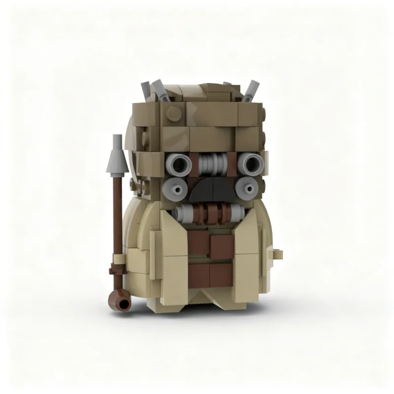 200PCS MOC Space Battle Tusken Raider Brickheadz Model Building Blocks Display DIY Creative Building Blocks Gift Collection Set
200PCS MOC Space Battle Tusken Raider Brickheadz Model Building Blocks Display DIY Creative Building Blocks Gift Collection Set