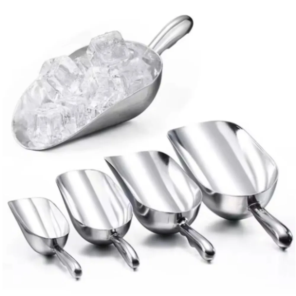 Ice Cube Spoon Aluminum Alloy Ice Shovel Bar Buffet Party Kitchen Spice Candy Flour Nut Spoon Kitchen Accessories
Ice Cube Spoon Aluminum Alloy Ice Shovel Bar Buffet Party Kitchen Spice Candy Flour Nut Spoon Kitchen Accessories