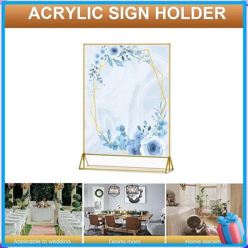 4Pack 8.5X11 Gold Picture Frame Acrylic Sign Holder Wedding Signs Table Numbers Menu Holders Set Kit
4Pack 8.5X11 Gold Picture Frame Acrylic Sign Holder Wedding Signs Table Numbers Menu Holders Set Kit