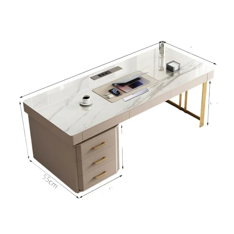 1 Desk light luxury modern simple home high-end rock slab designer computer study bedroom writing
1 Desk light luxury modern simple home high-end rock slab designer computer study bedroom writing